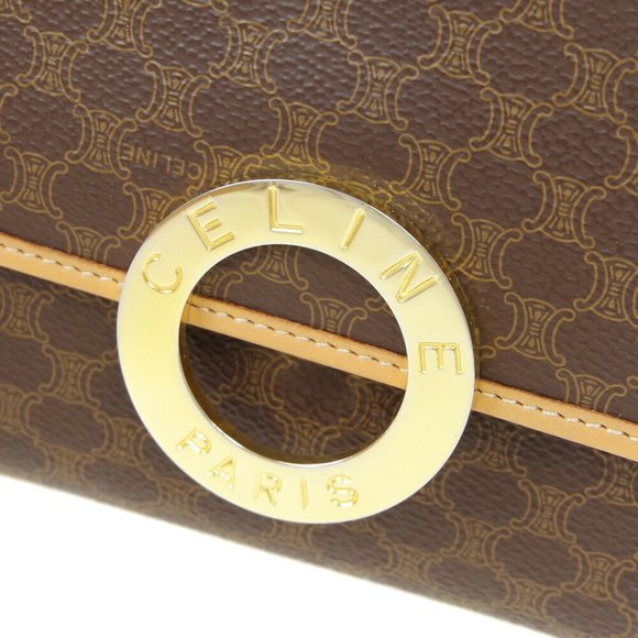 CELINE Macadam Ring Motif Cross Body Shoulder Bag - Picture 5 of 11